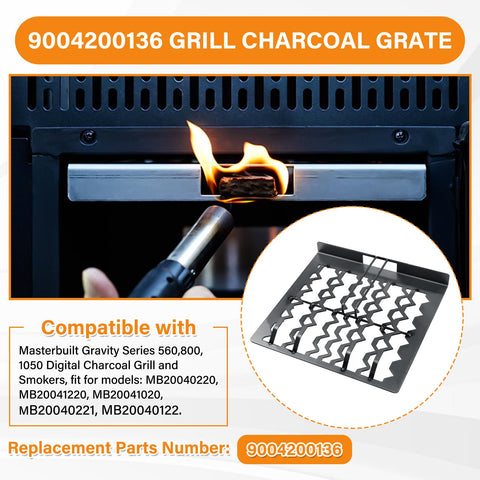 COMVIEE charcoal grate in steel – durable design for demanding cooks.