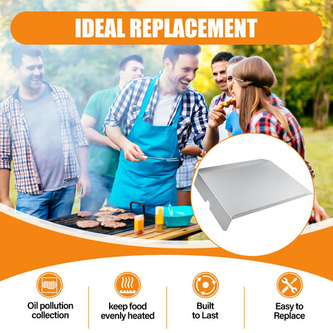 COMVIEE corrosion-resistant tray close-up for high-heat grilling