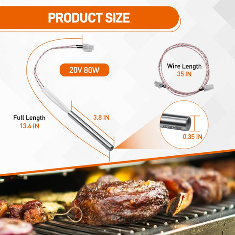 COMVIEE D2 direct-drive igniter compatible with Traeger grills for consistent starts.