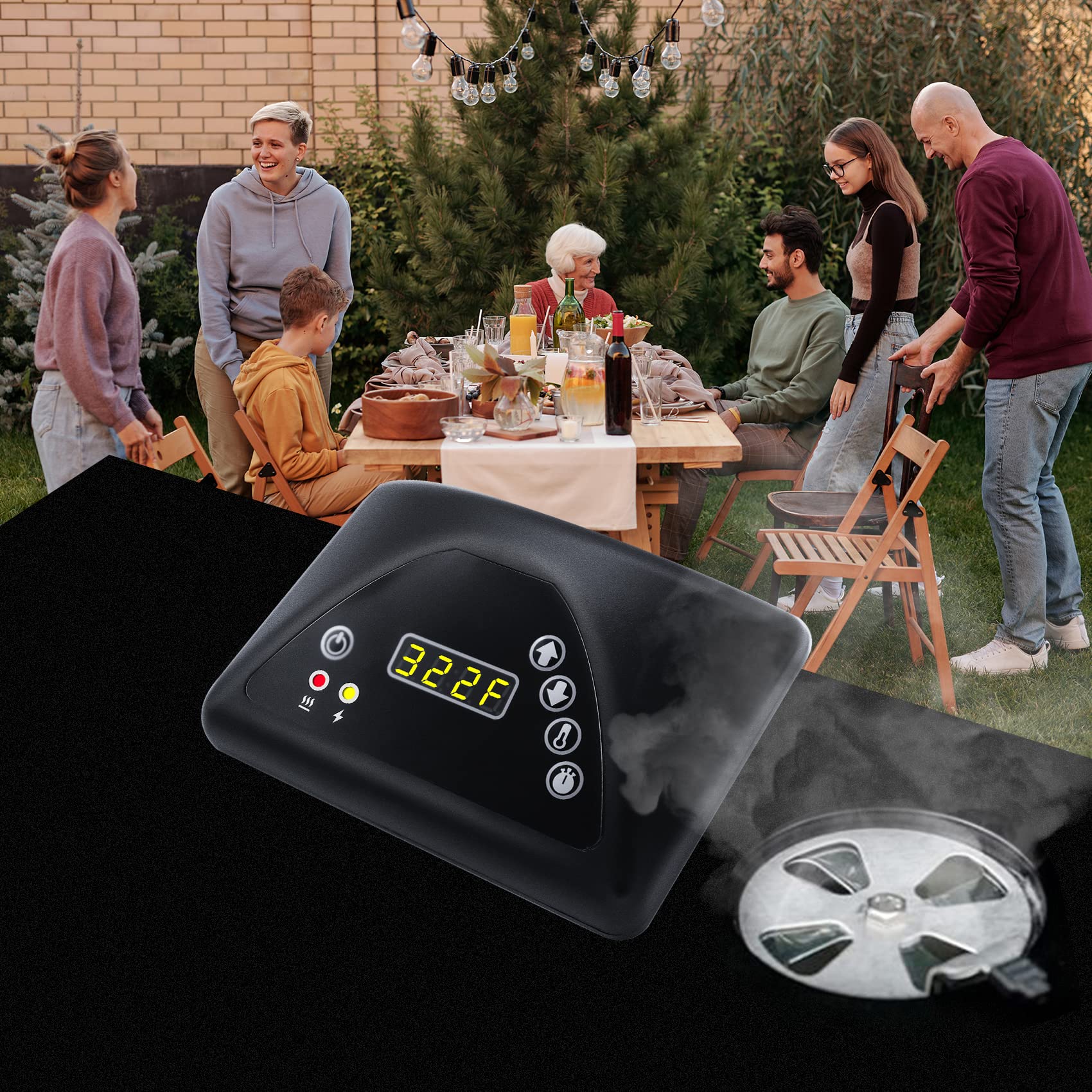 COMVIEE sturdy build emphasizes heat resistance for durable outdoor cooking.