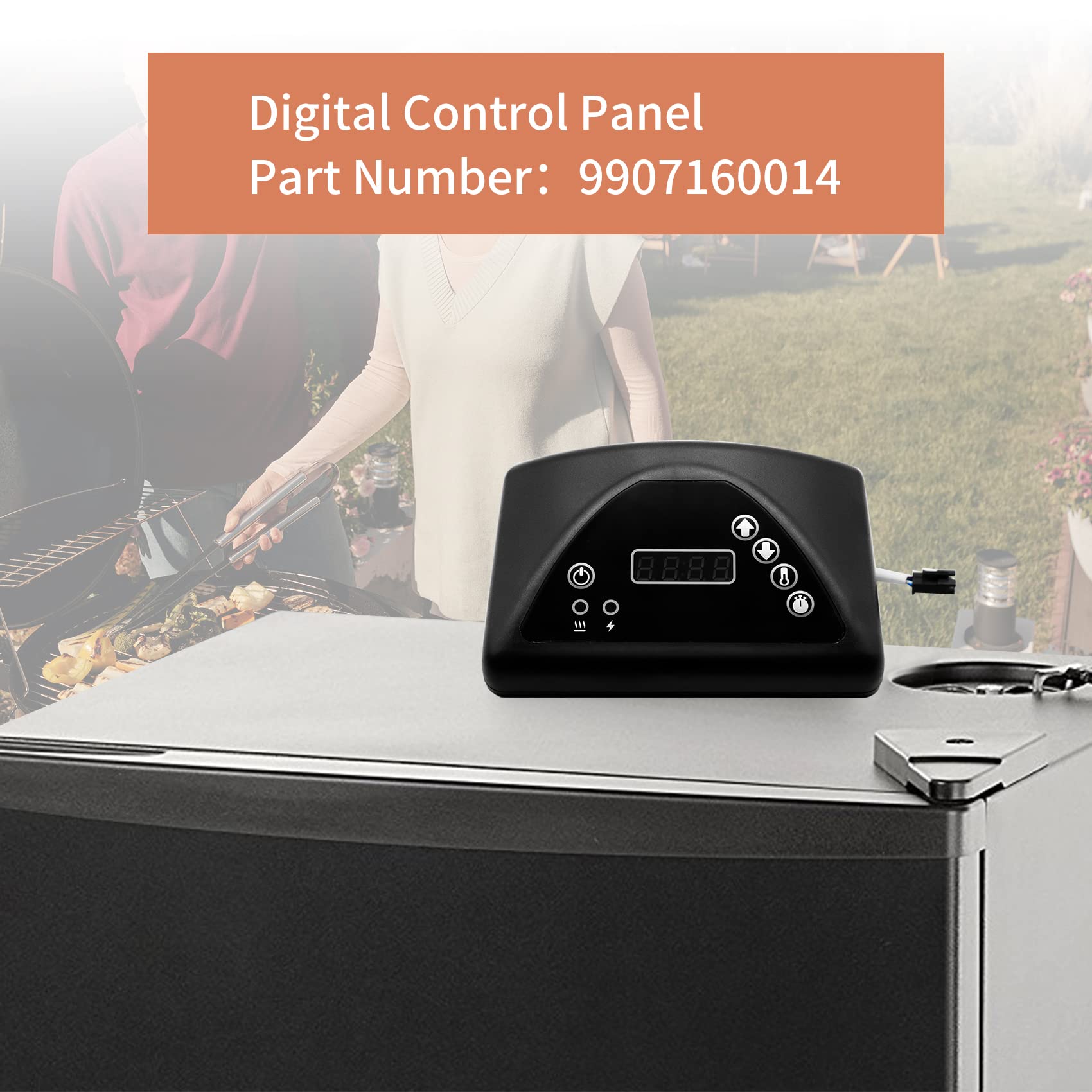 COMVIEE easy-to-use buttons enable straightforward operation during grilling.