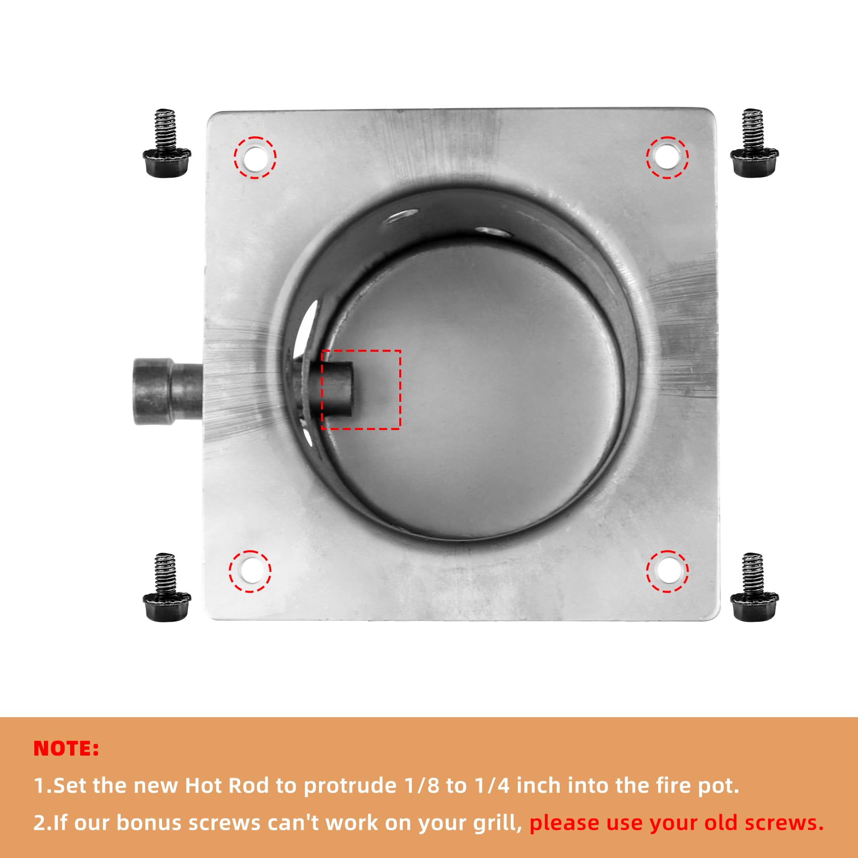 COMVIEE 14-gauge steel burn pot for durable long-term use