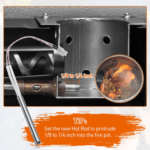 COMVIEE easy-install igniter with clear steps to replace worn-out components.