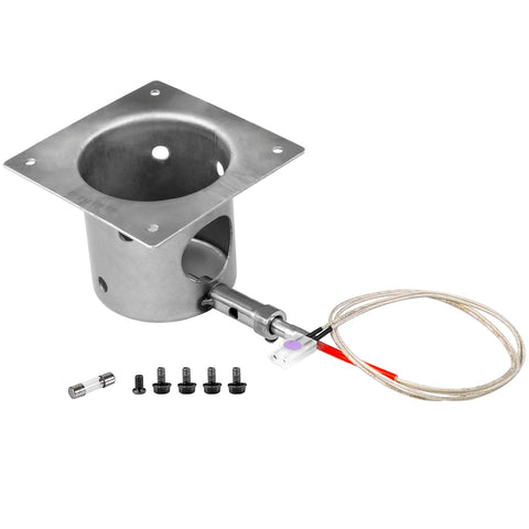 COMVIEE fire burn pot with compact dimensions designed for Traeger and Pit Boss grills