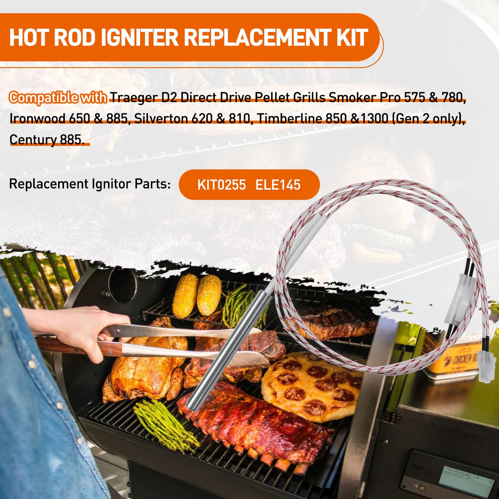 COMVIEE high-density heating element for longer life and stable ignition performance.
