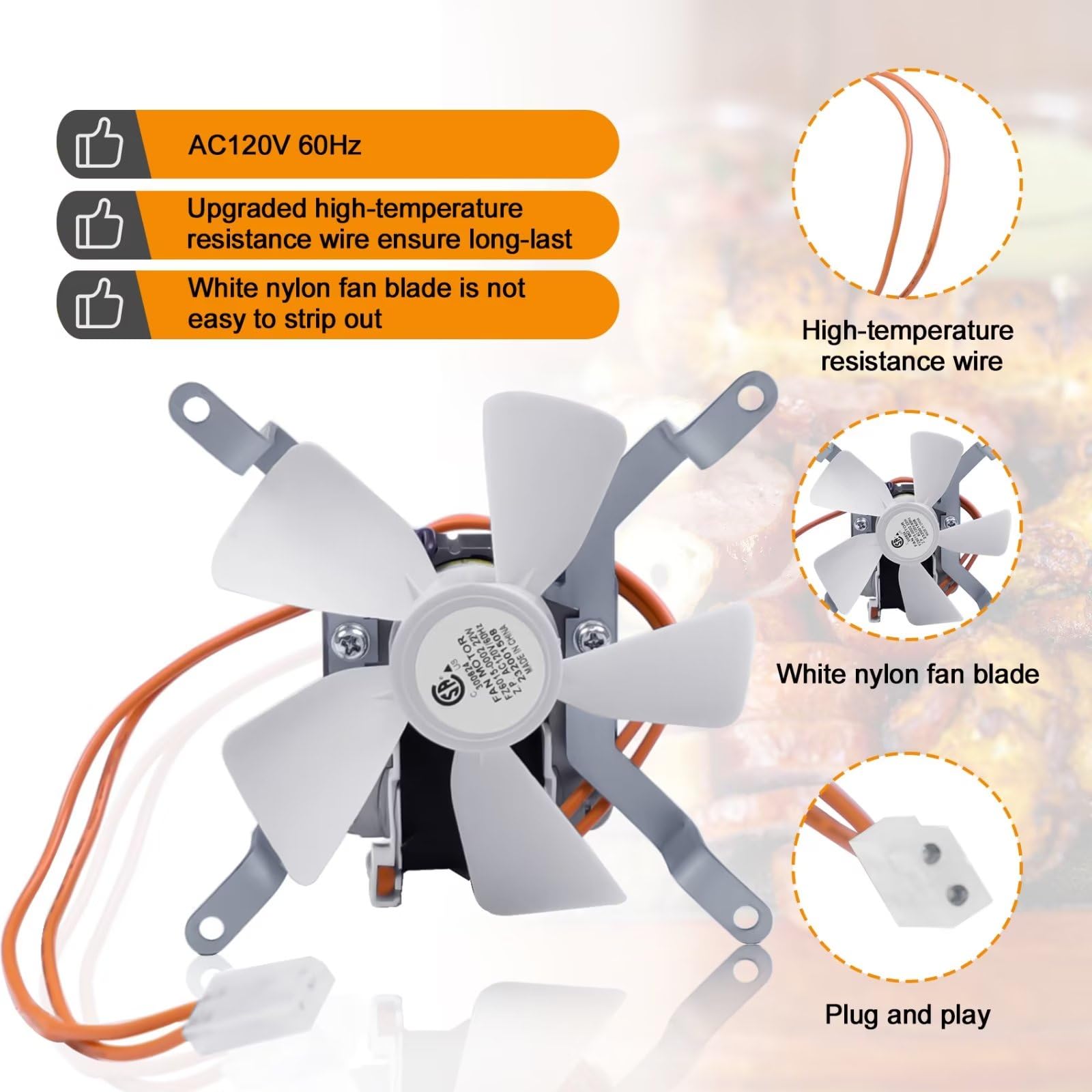 COMVIEE high-temperature resistant wiring for durable grill operation
