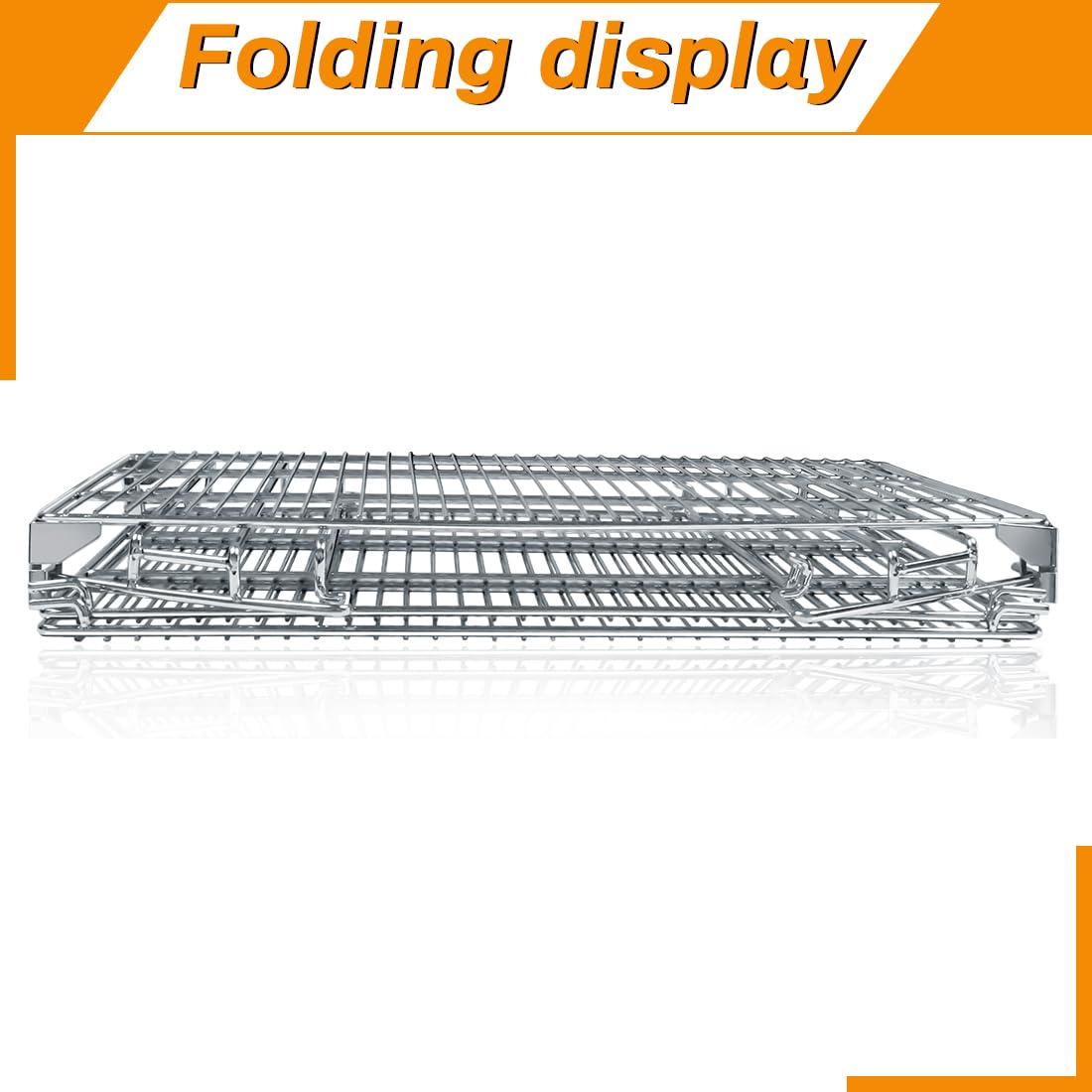 Shelves slide out for quick loading and easy cleaning after cooks.