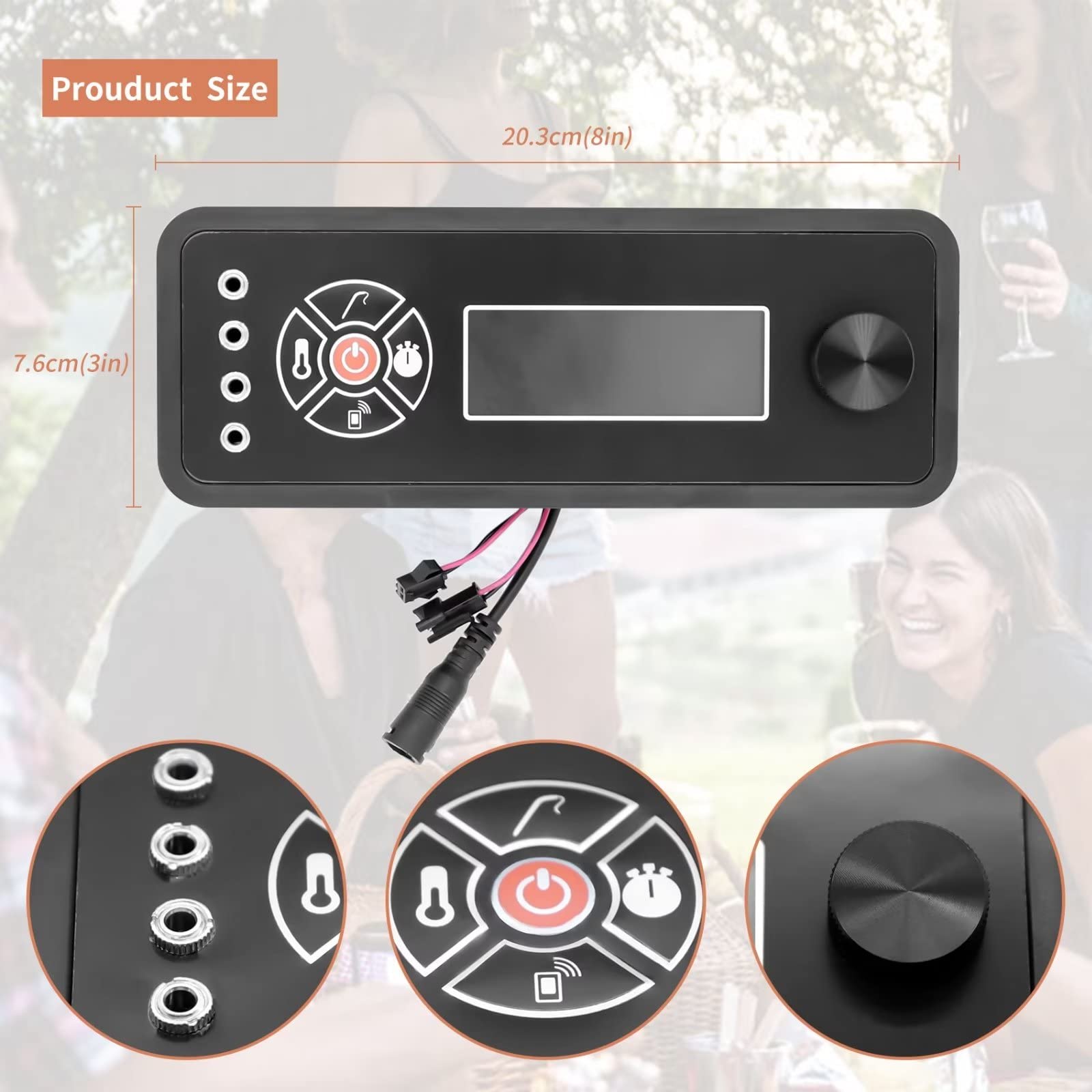 COMVIEE 9904200004 compatible with Masterbuilt Gravity Series 1050 for easy replacement.