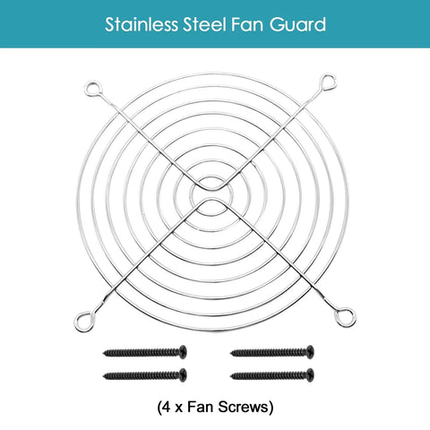 COMVIEE fan guard and fan protect during grill operation