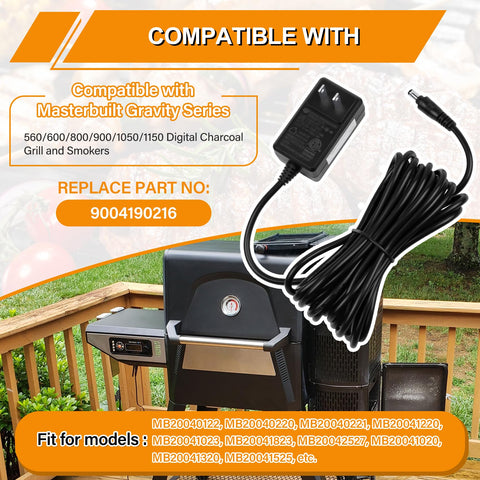 COMVIEE plug-and-play power supply simplifies replacement on Masterbuilt grills.