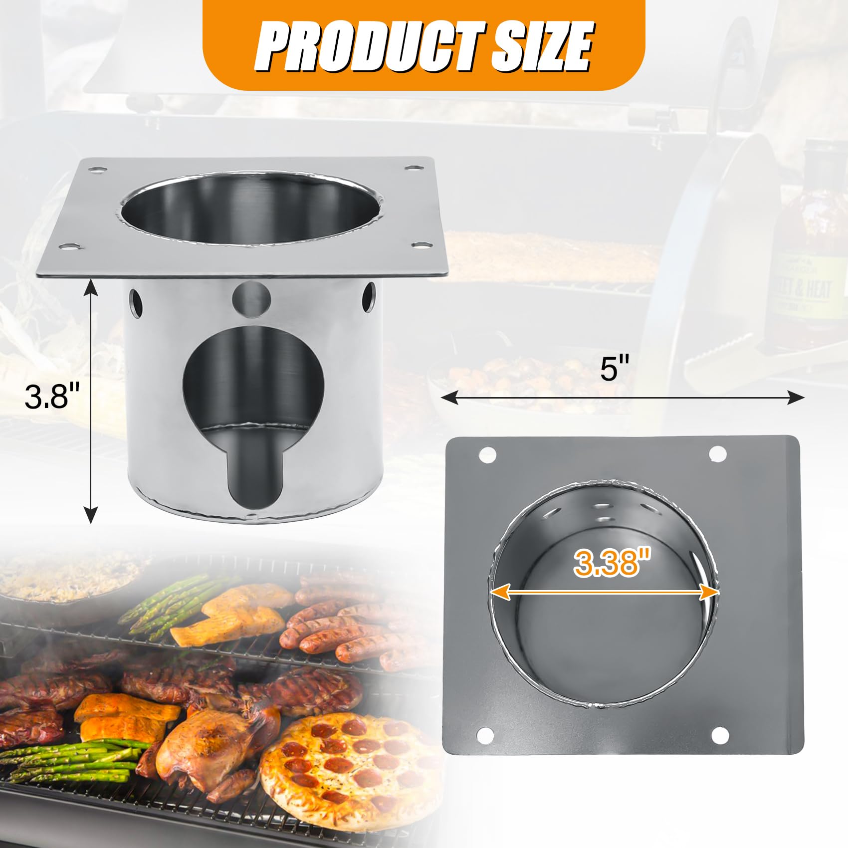 Included screws provide secure, quick burn pot replacement.