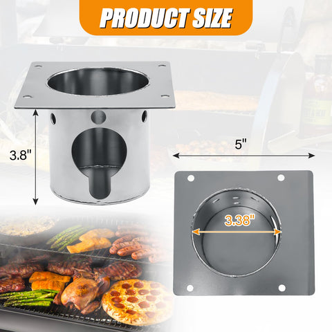 Included screws provide secure, quick burn pot replacement.
