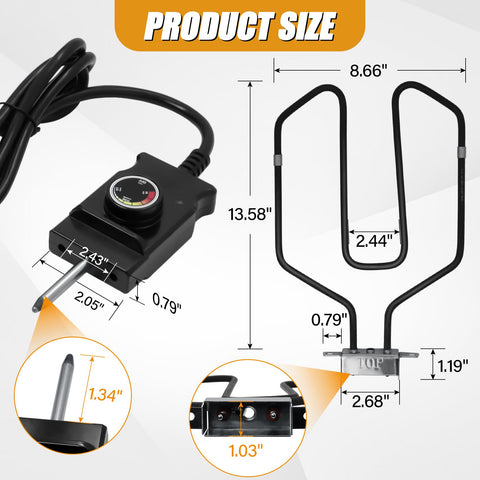 COMVIEE universal 1650W kit top view shows compact universal fit