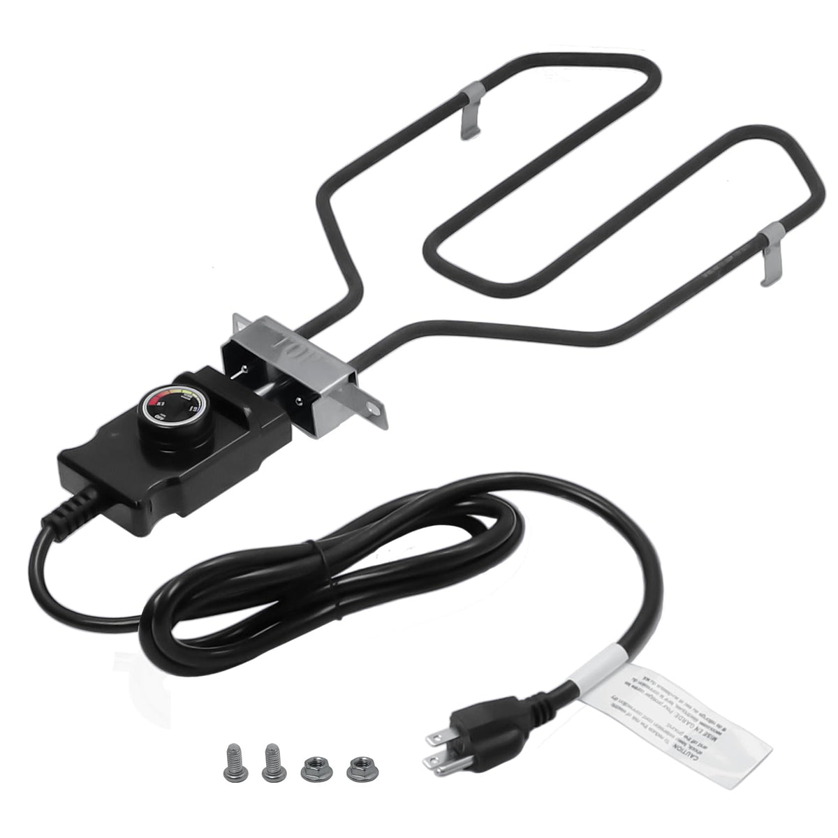COMVIEE 1650W heating element side view provides stable heat for smoking
