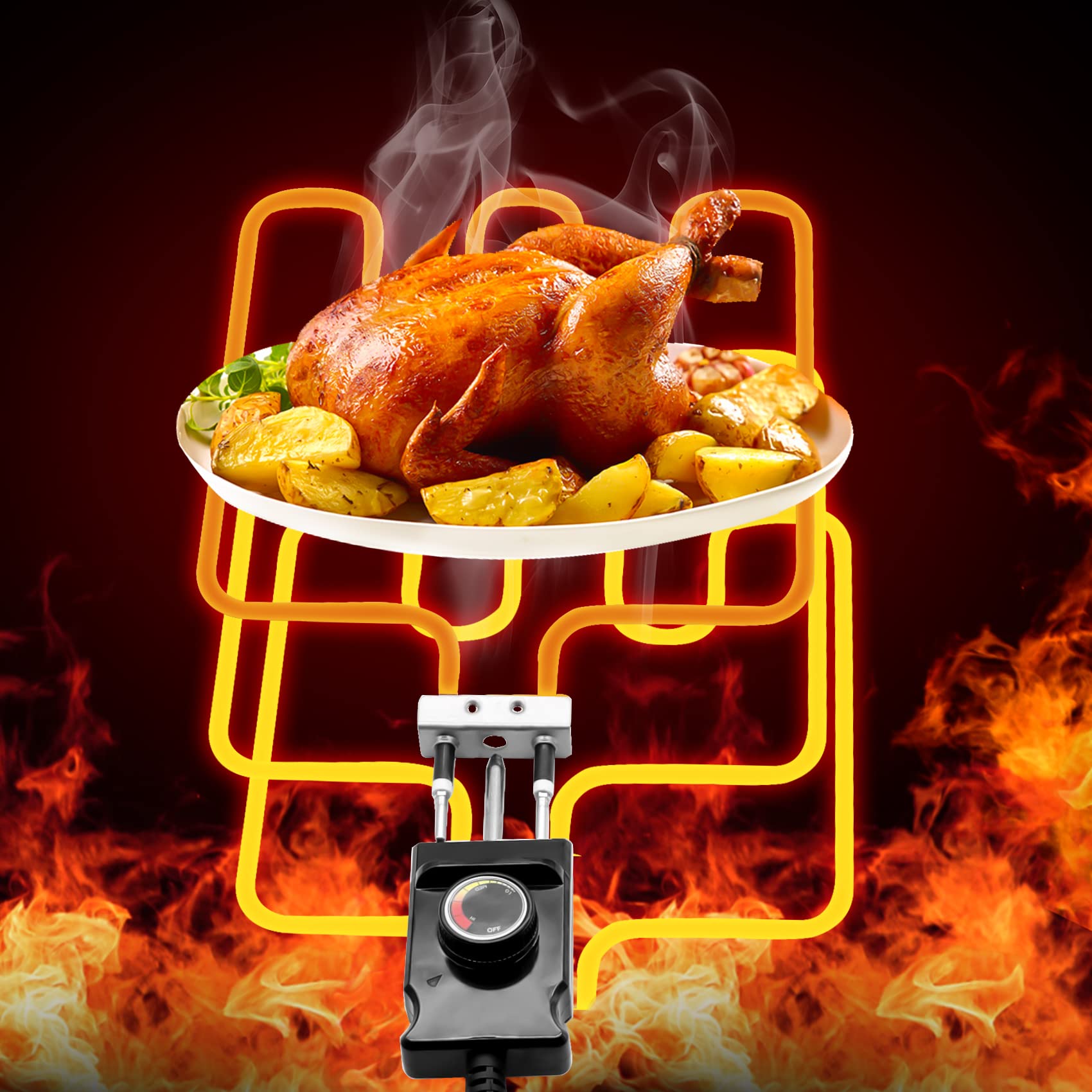 COMVIEE wide compatibility fits Masterbuilt and other smokers with rectangular openings.