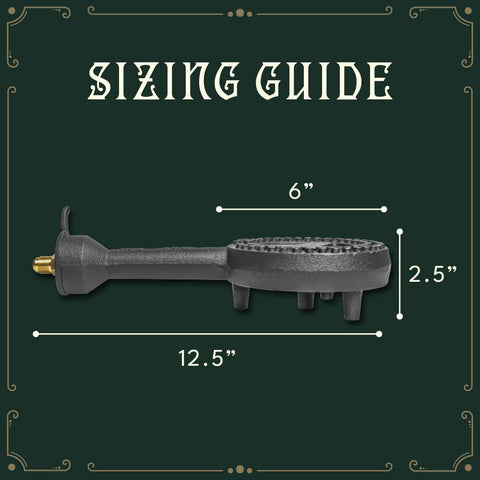 Concord Banjo Jr brass orifice enabling precise flame control.