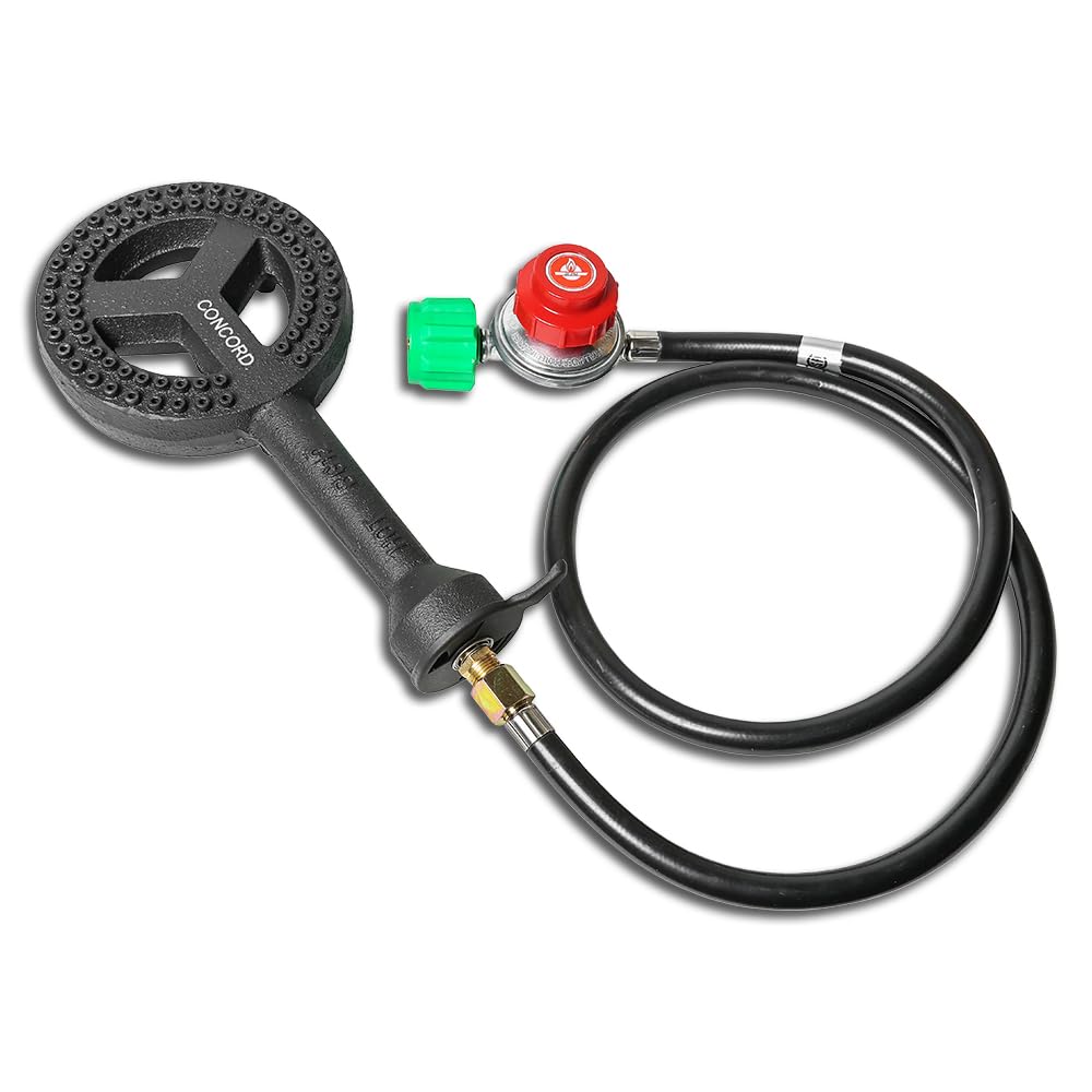 Concord Banjo Jr 6-inch burner head with high-pressure design for outdoor cooking.