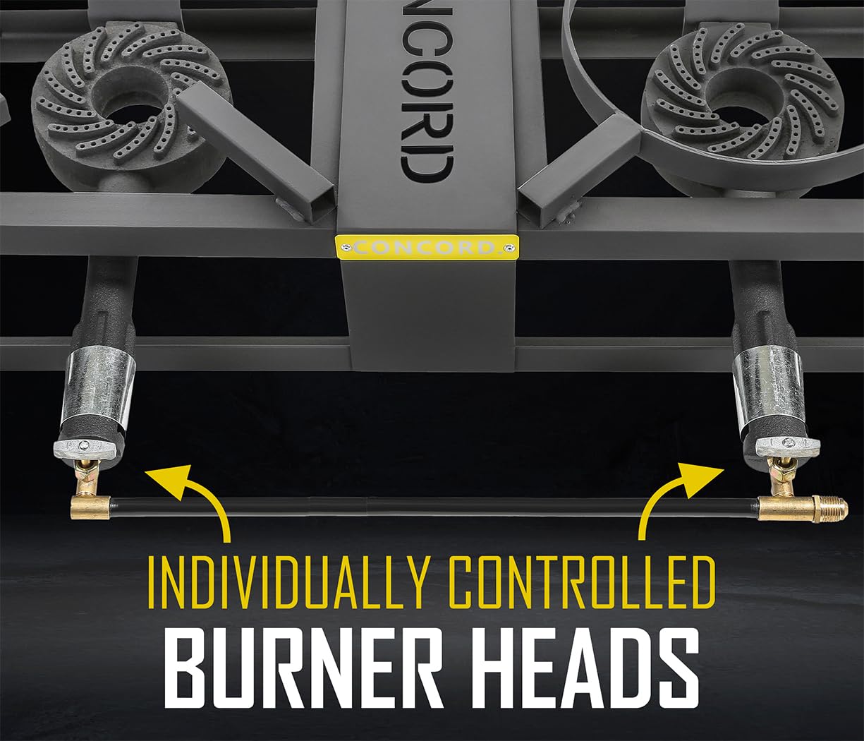 Concord Block Burner Max 360 welded frame adds stability and longevity