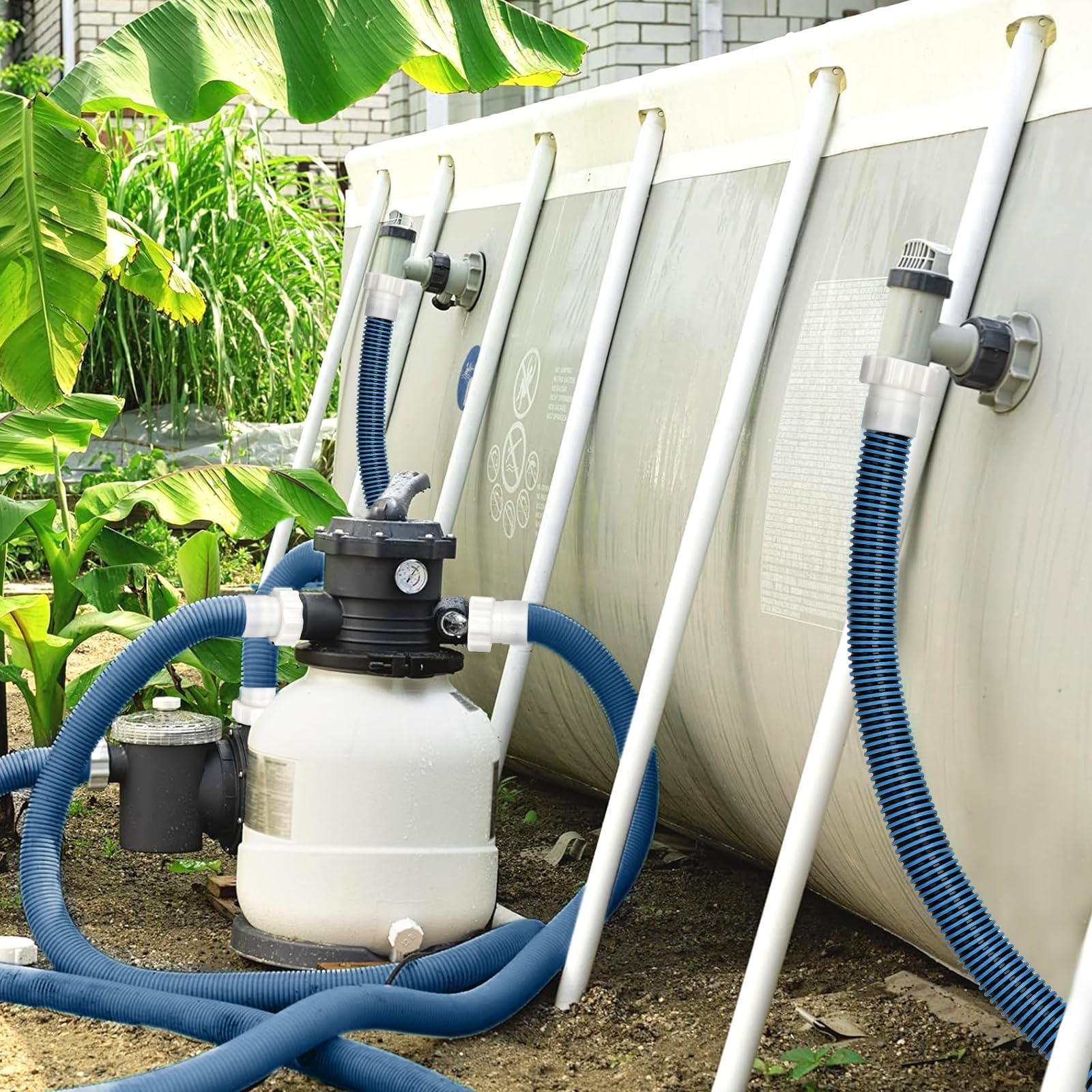 Conderyang 6 ft length promotes flexible pool setup.
