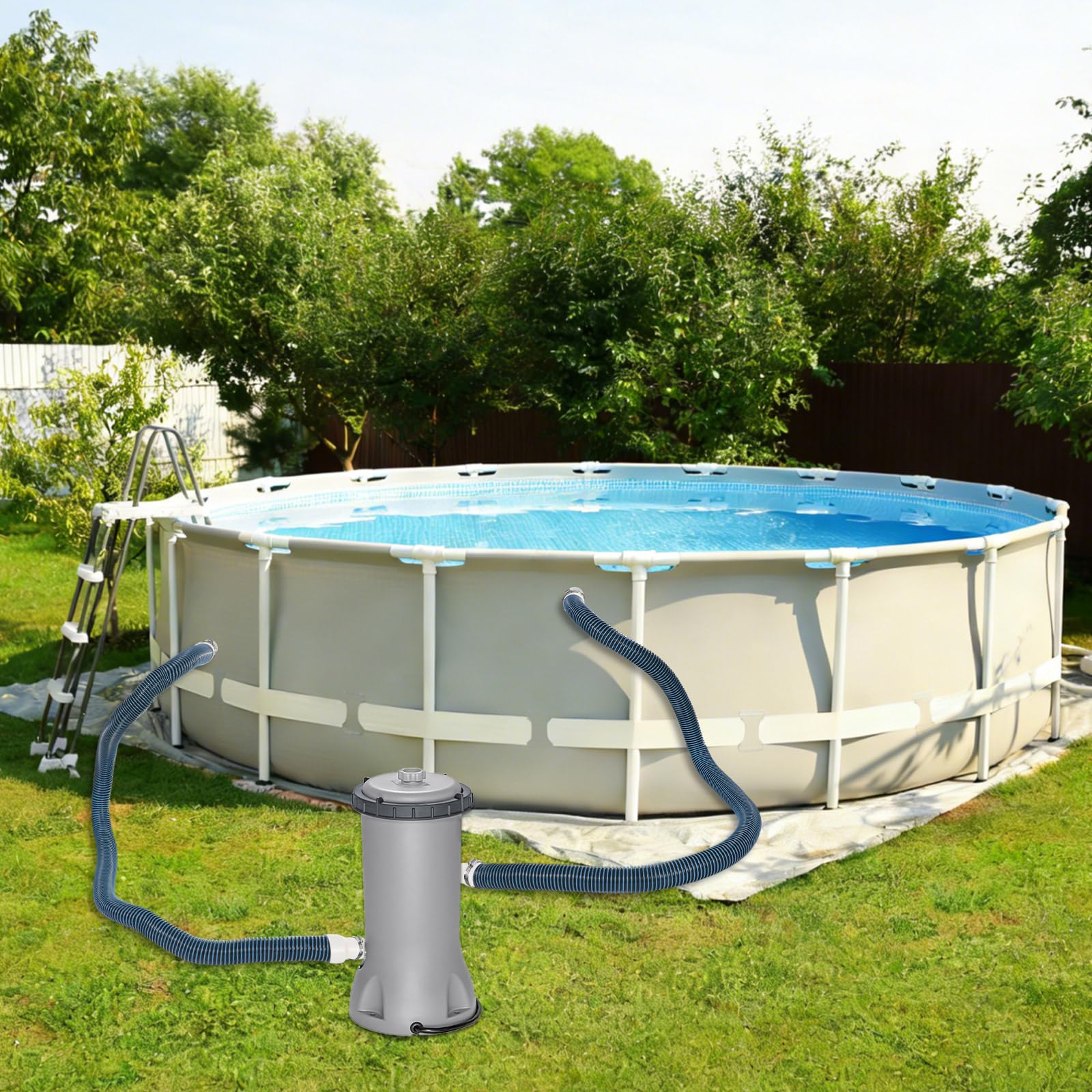 Conderyang easy-to-secure hose setup for efficient pool cleaning