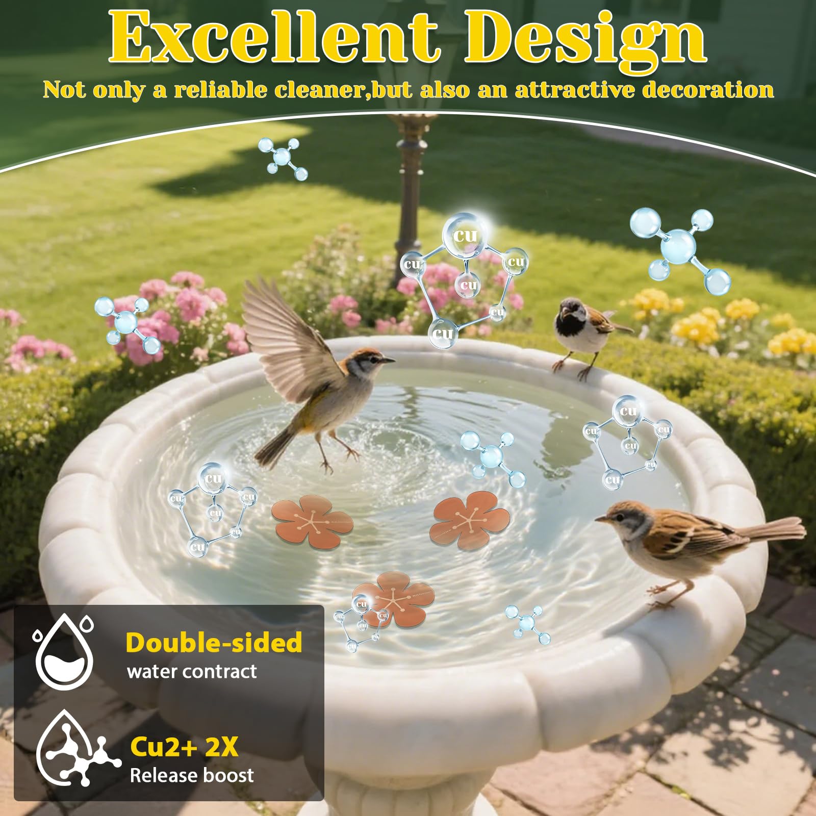 Conderyang larger 3-piece set covers more water area for better coverage.