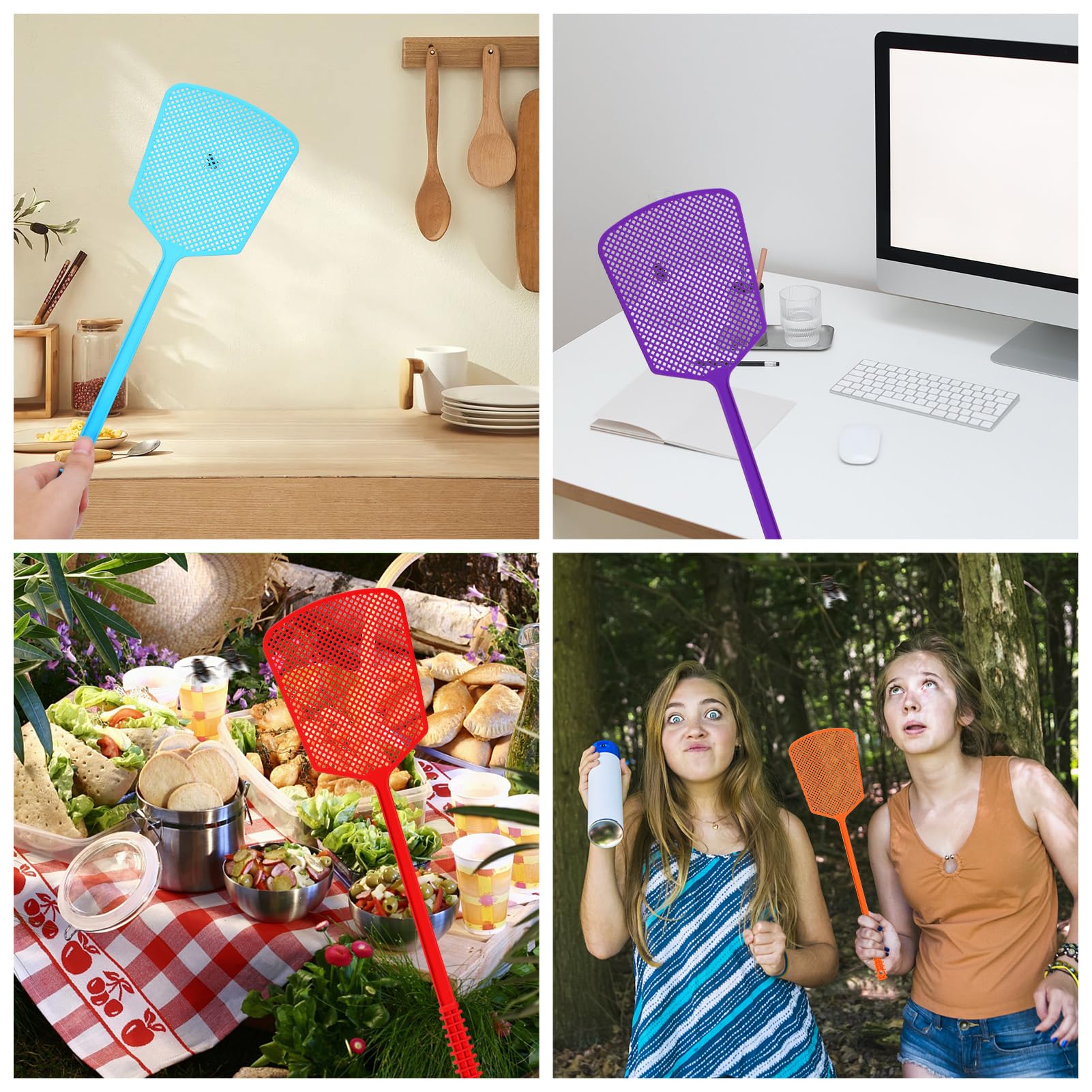 Condra Field family-friendly fly swatter set for kids and seniors.
