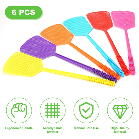 Condra Field indoor-outdoor fly swatter suitable for patios and kitchens.