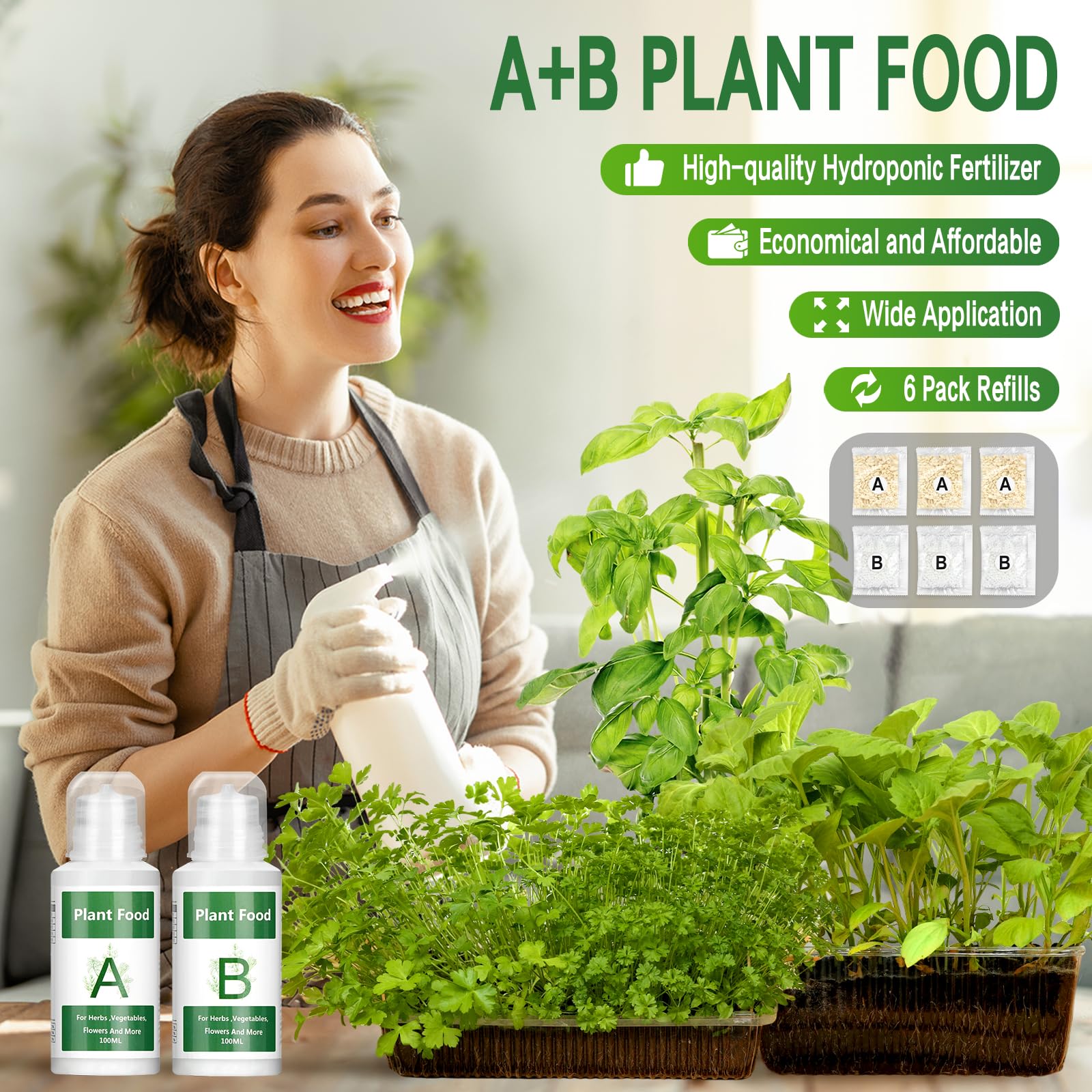 Connova nutrients in a hydroponic system promote fast flowering and vibrant blooms.