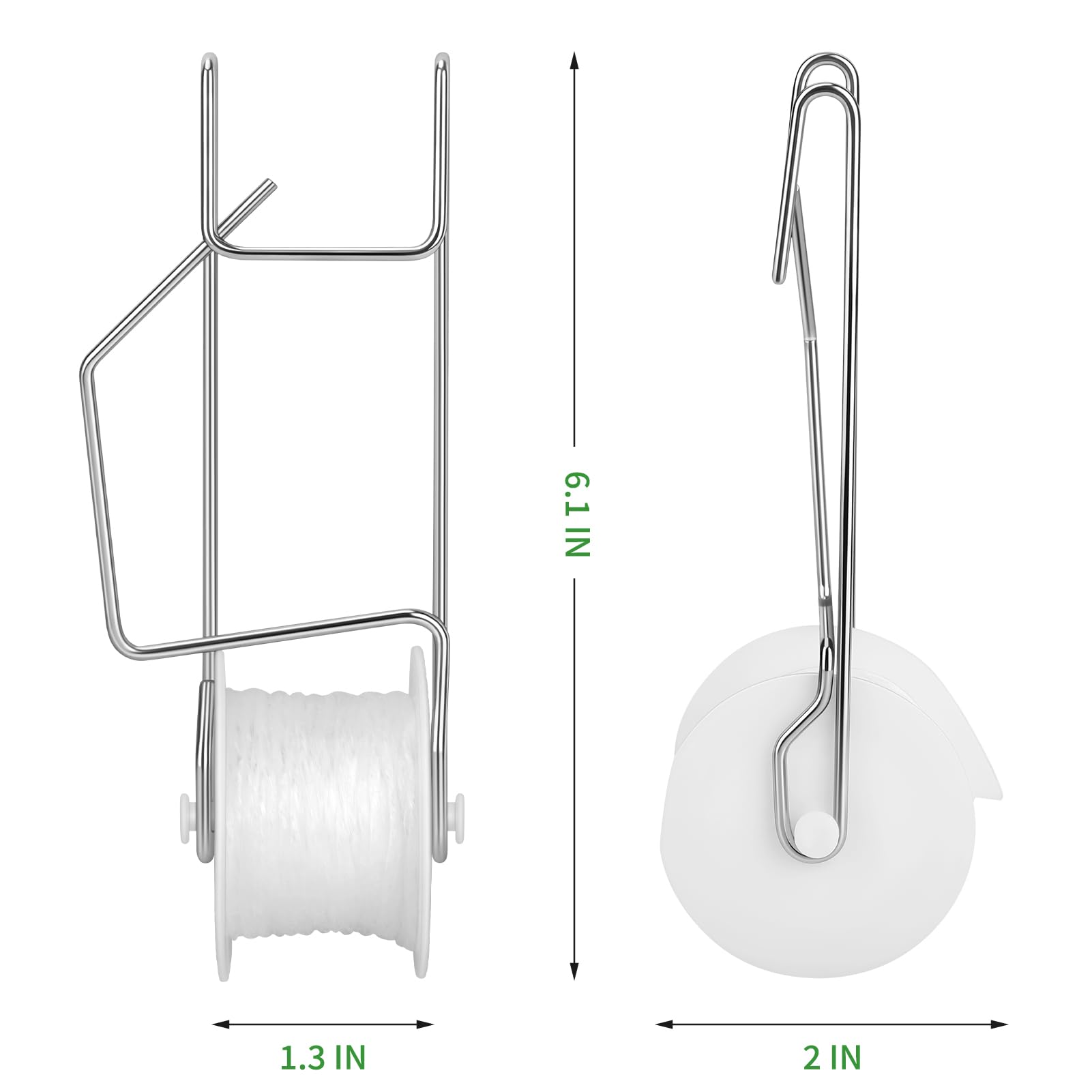 CONNOVA tomato roller hooks with 49.2 ft string for easy plant training.