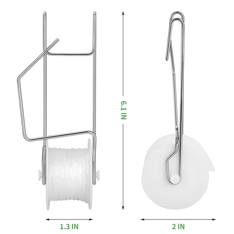 CONNOVA tomato roller hooks with 49.2 ft string for easy plant training.