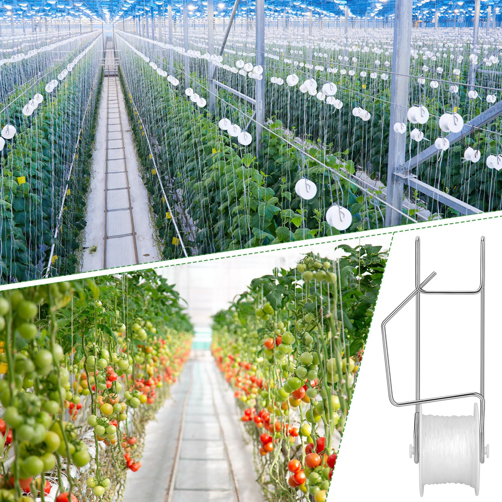 CONNOVA weatherproof iron rope for outdoor garden use.