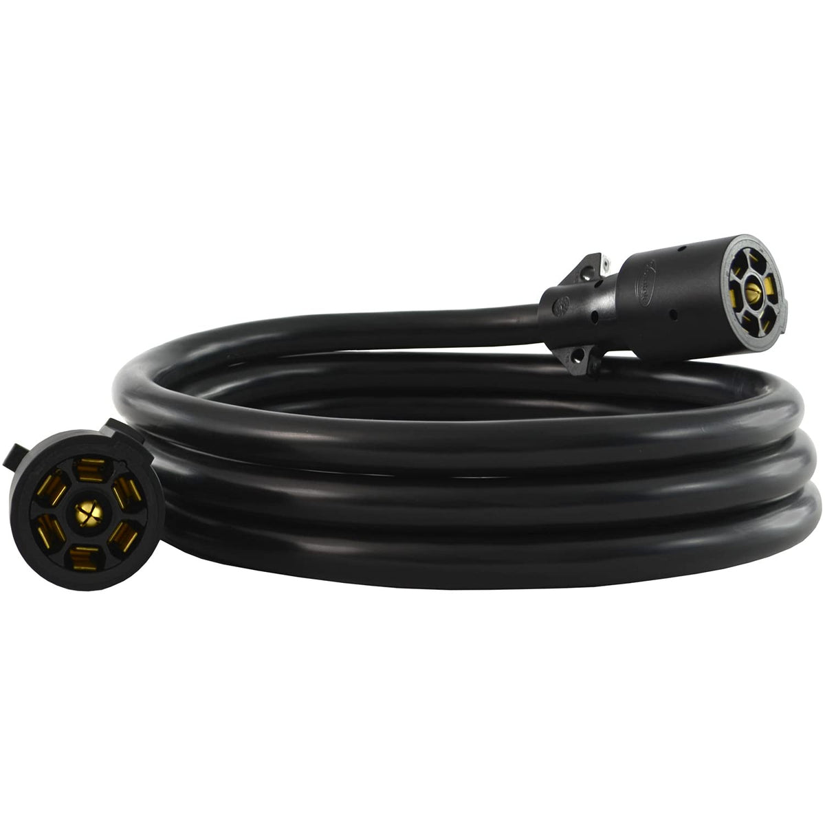 Conntek 10110-096M7 double-end 7-way trailer cord enables reliable truck-to-trailer connections.