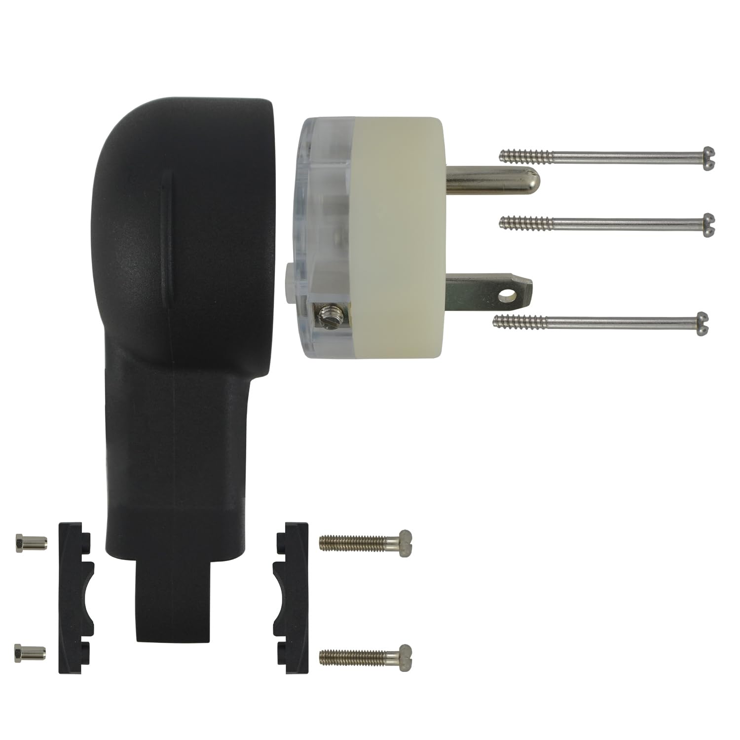 Conntek ASTT-30P close-up shows 30A plug design for RV outlets