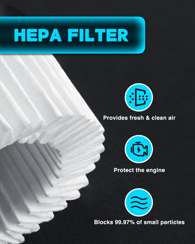 ConsoLife cleaning brush included for quick filter maintenance and care.