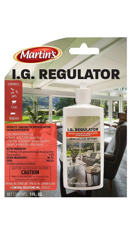 IG Regulator used on carpets and furniture for spot treatment and upkeep.