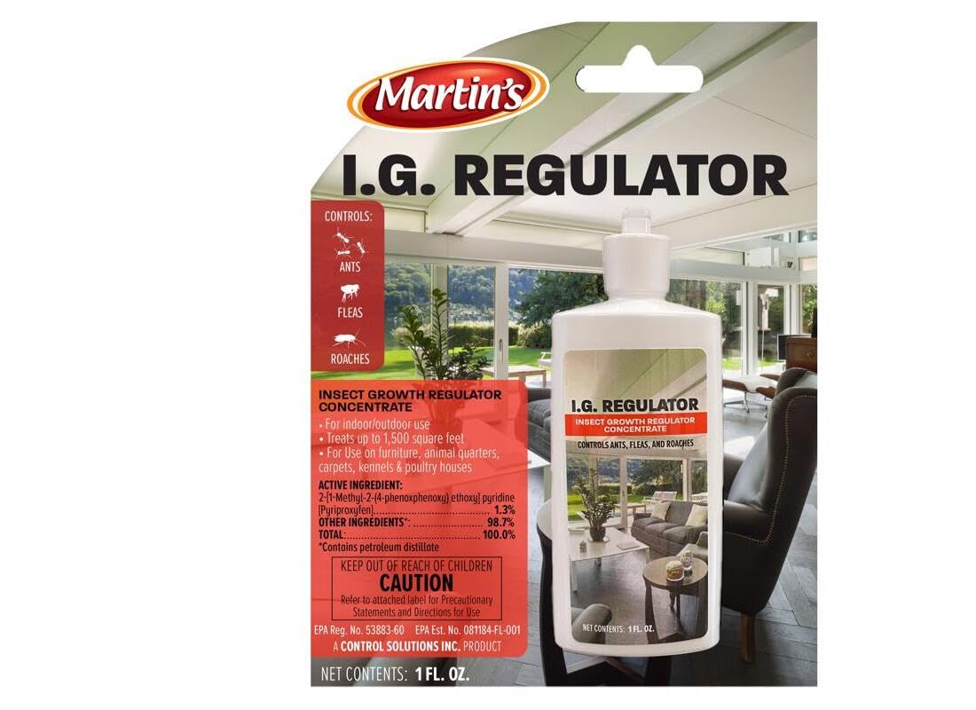 IG Regulator label indicates safety notes and dilution guidance for professionals.