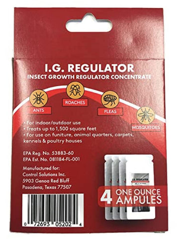 Control Solutions MARTIN'S IGR packaging—clear label for professional pest control use.