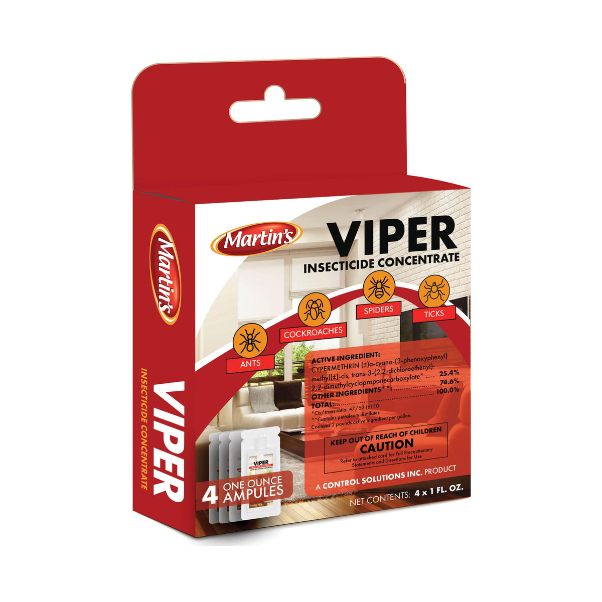 Control Solutions Martins Viper EC bottle pour for precise indoor crack-and-crevice use
