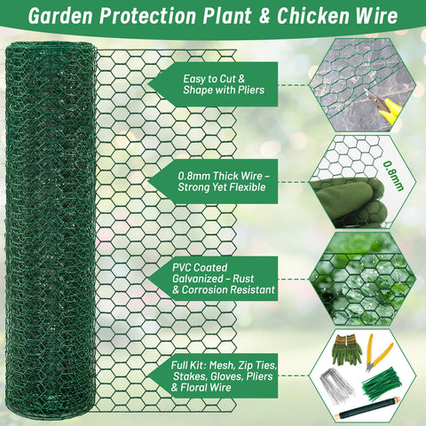 Convivium easy wrap-around system for versatile garden protection.