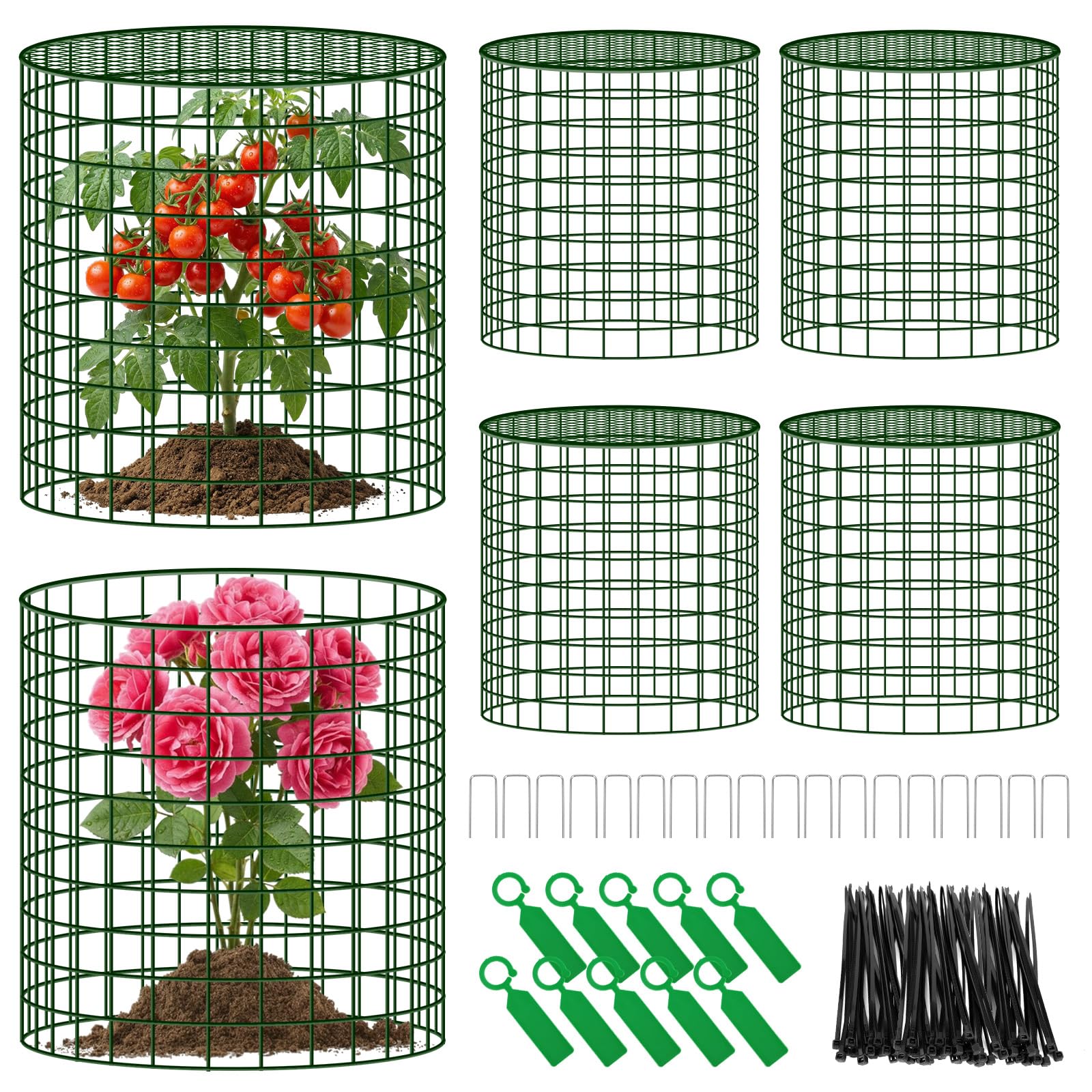 Convivium plant protectors 2-pack panels assemble around seedlings for early-stage protection.