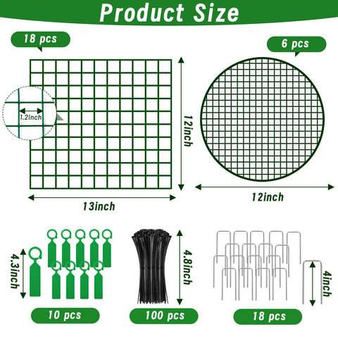Detachable dome lid adds flexible coverage for seedlings and young plants.