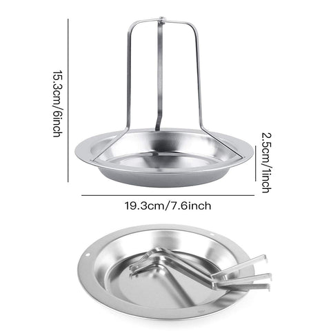 Coobbar two-pack offers convenient extra rack for gatherings.