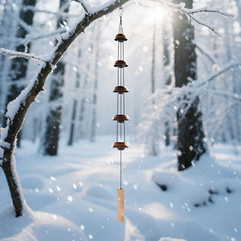 Coobest outdoor wind chimes in copper withstand weather, built to last