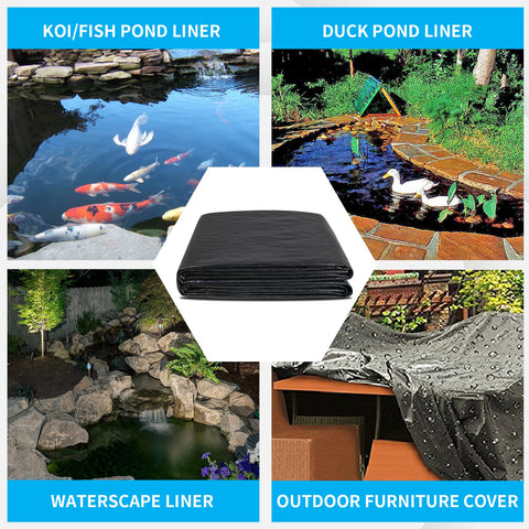 Coocure DIY-friendly liner makes pond project installation straightforward.