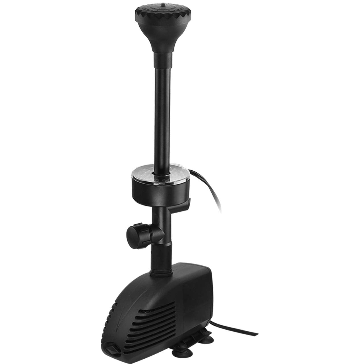 COODIA 660GPH submersible pump side view for clear pond circulation