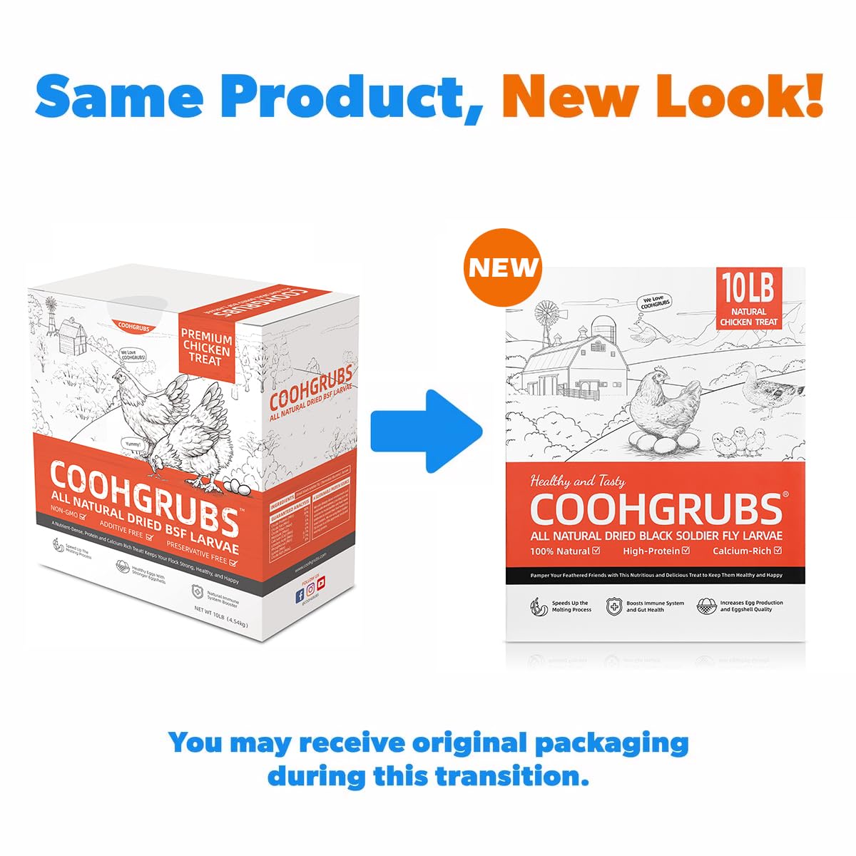 COOHGRUBS versatile protein source for poultry and other birds