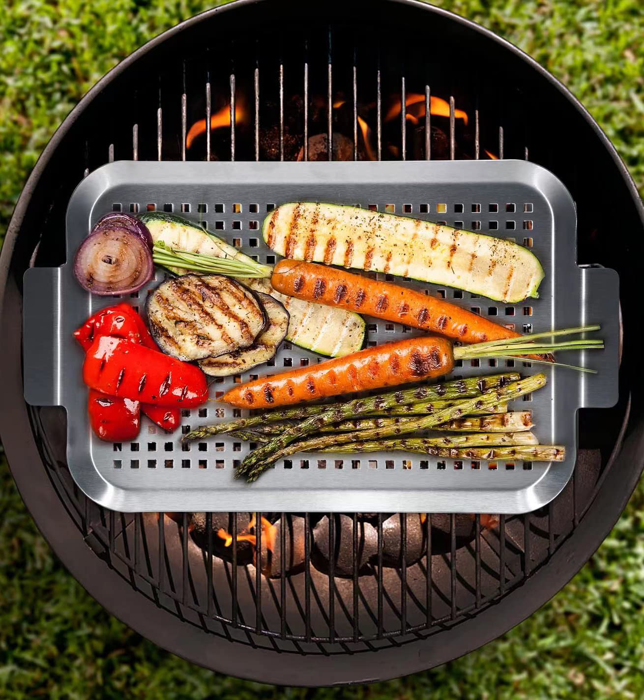 Cook Time ideal for outdoor grills and indoor stovetop use