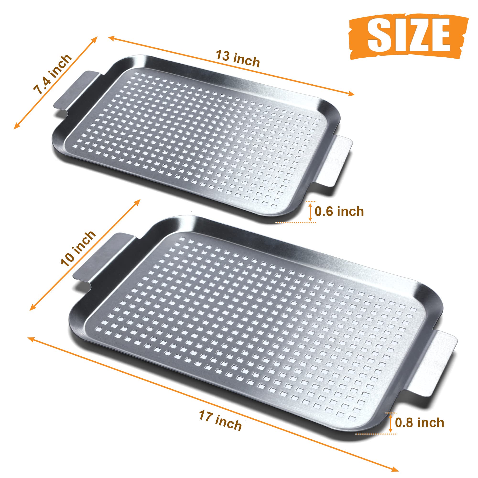 Cook Time perforated bottom design speeds heat and smoke through food