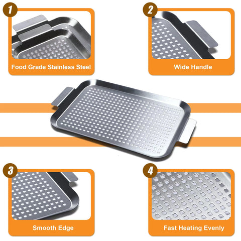 Cook Time grill pan set small ideal for compact batches