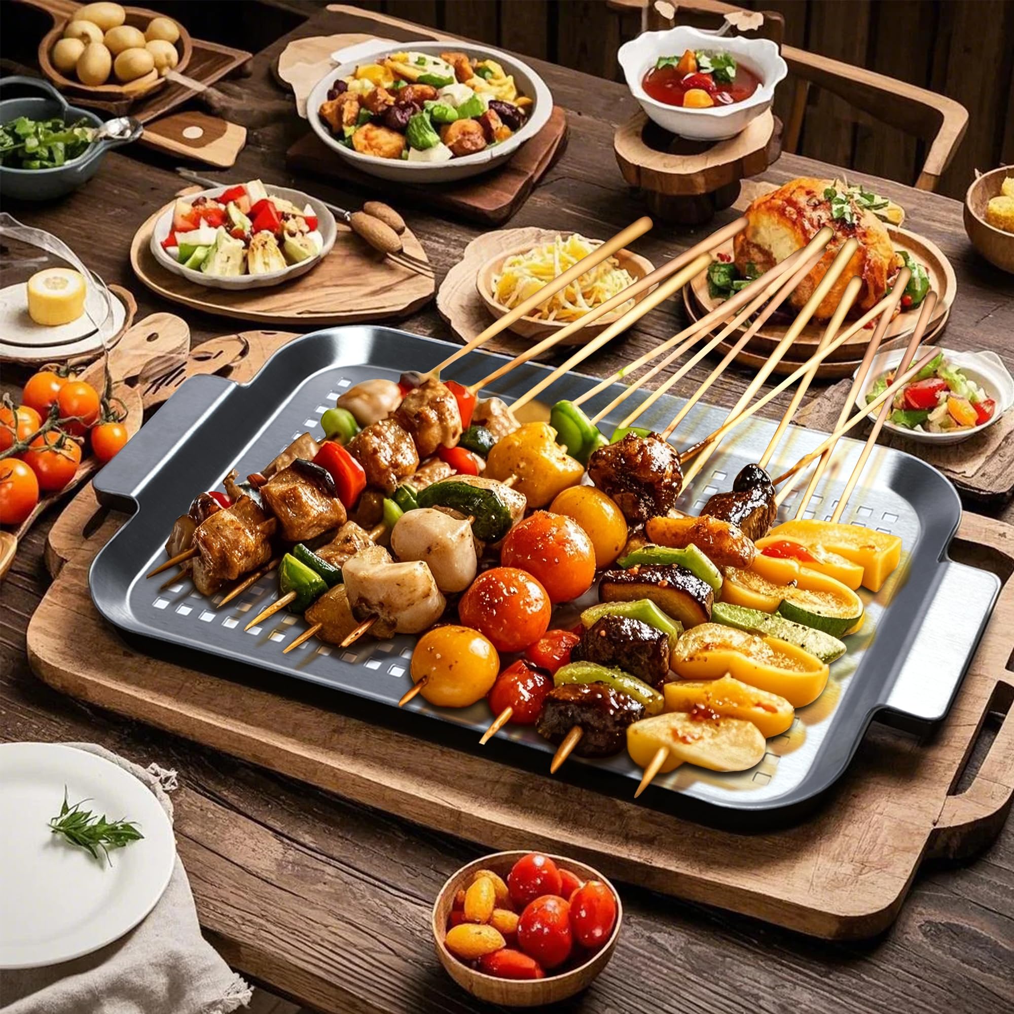 Cook Time outdoor grill topper compatible with multiple grill types.